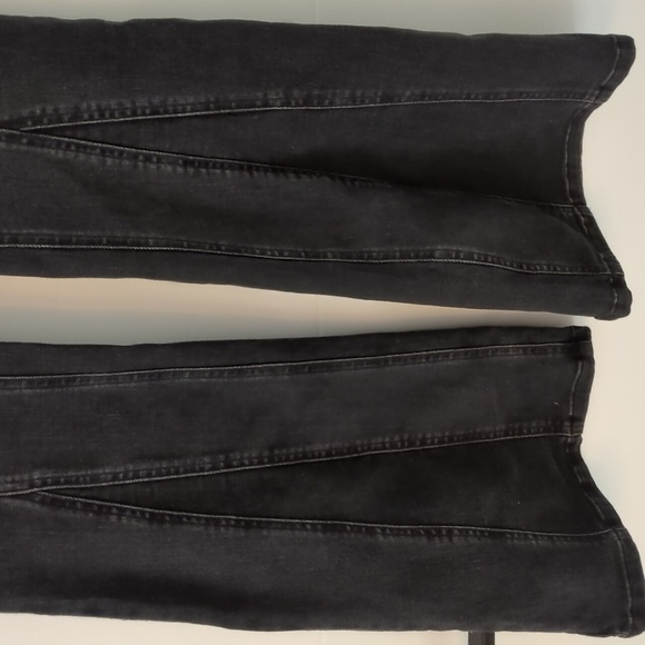 Wild Fable x Target Charcoal Denim Wide Leg Flare Jeans Back To School Sz 0 - Picture 3 of 7